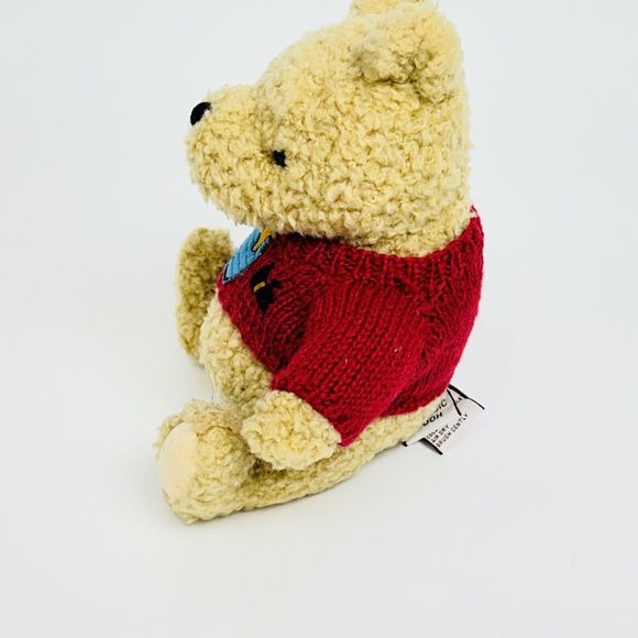 Vintage Pooh Plush Disney GUND Embroidered Honey Jar Stuffie Toy - Picture 7 of 11